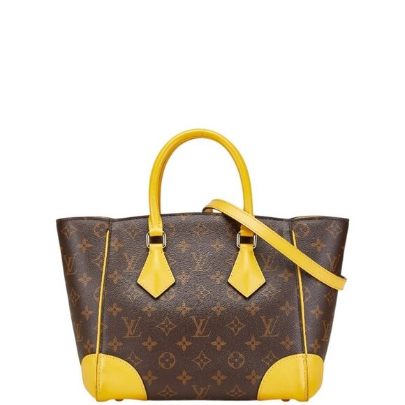 LOUIS VUITTON Brown Monogram Leather Shoulder Bag - Picture 1 of 14